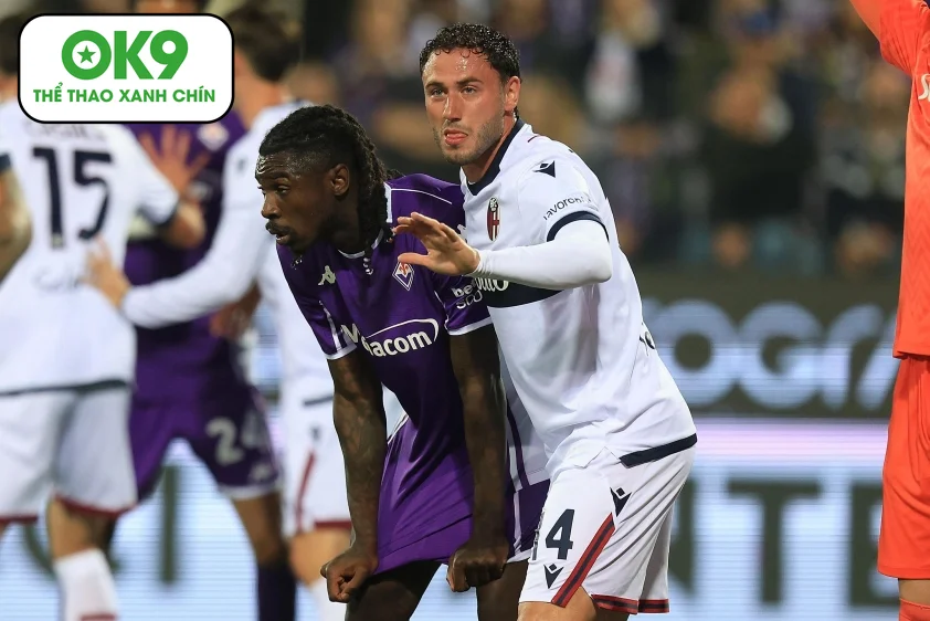 Bologna sẵn sàng nối dài chuỗi thắng trước Fiorentina tại Serie A vòng 8.
